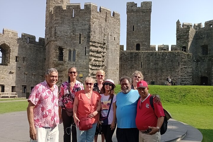 Stand where Princes of Wales are crowned